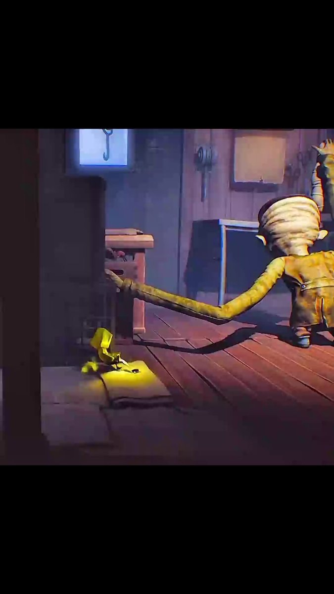 Little Nightmares bandage-faced man escape