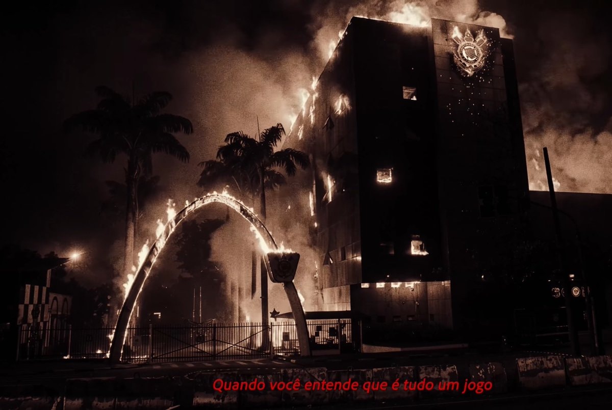 Corinthians Parque São Jorge fire video