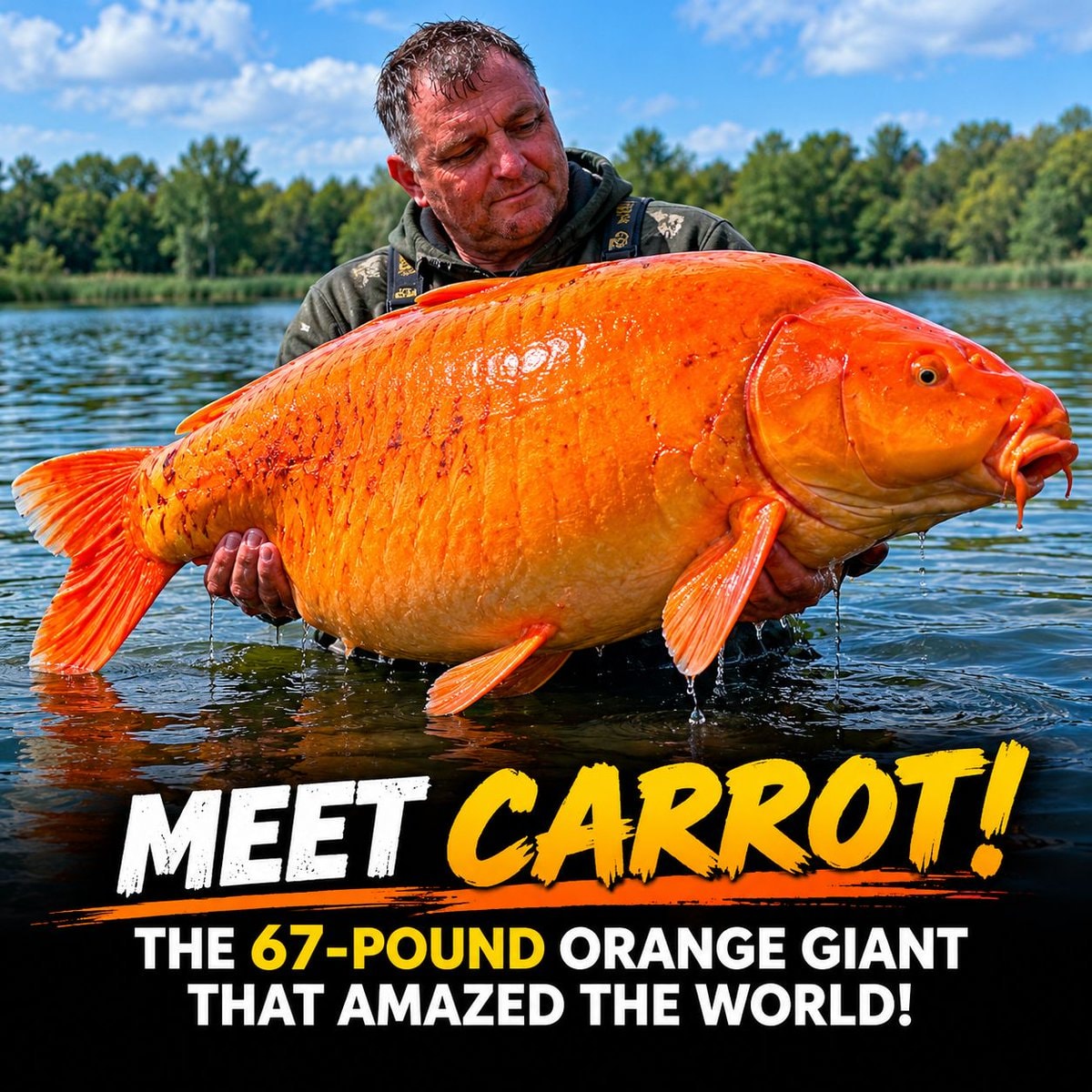 Carrot the 67-pound orange giant