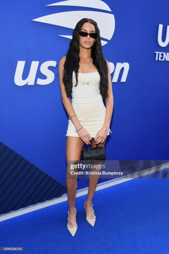 Kayda Bosse US Open white look (photo 2 of 2)