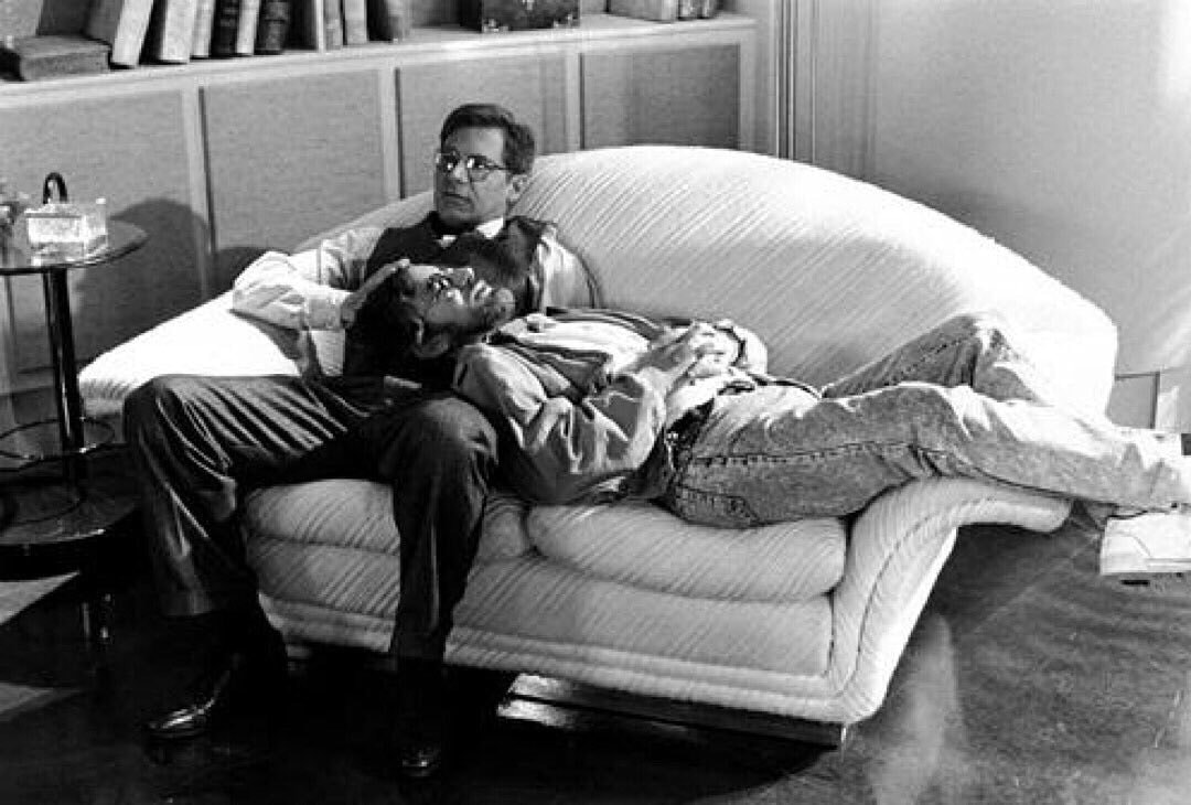 Spielberg and Ford on Indiana Jones set