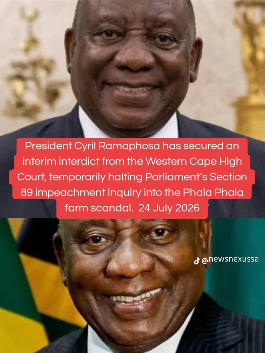 cyril ramaphosa interim interdict phala phala inquiry