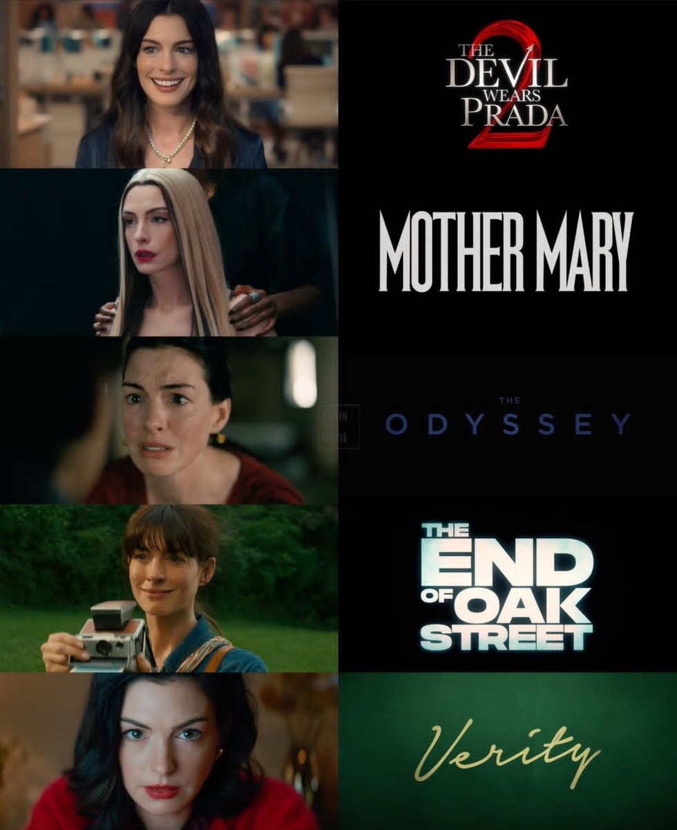 Anne Hathaway 2026 collage
