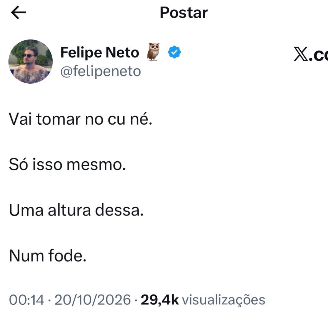 Felipe Neto tweet (photo 2 of 2)