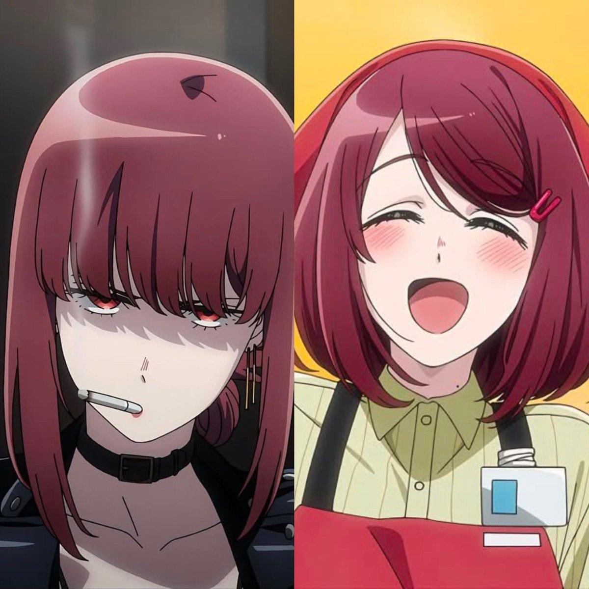 Red hair anime duality edit