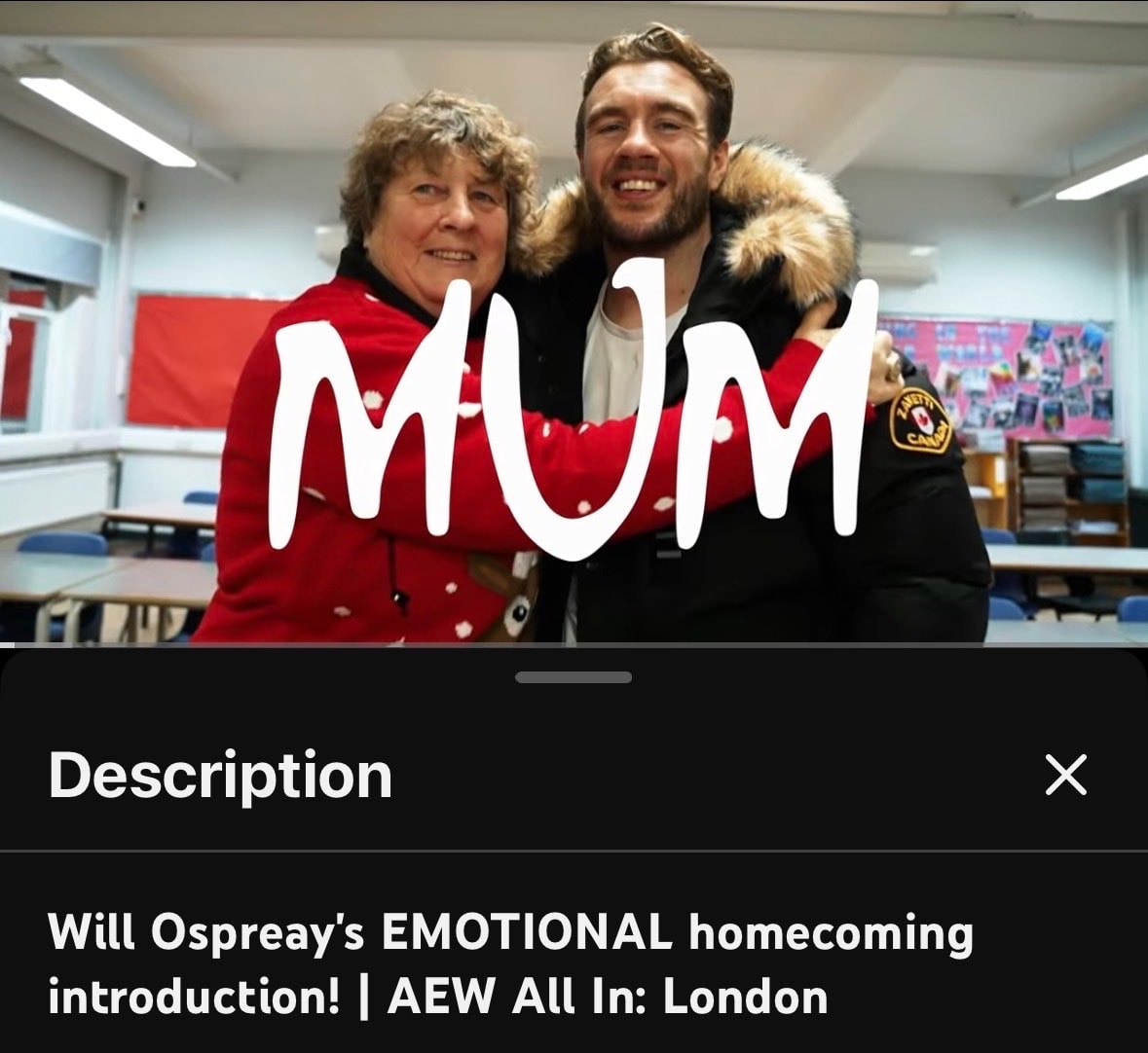 Will Ospreay and Sue Ospreay Will Ospreay and Sue Ospreay