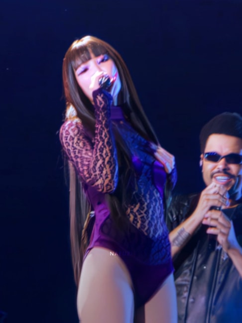 Jennie and The Weeknd Seoul Edit