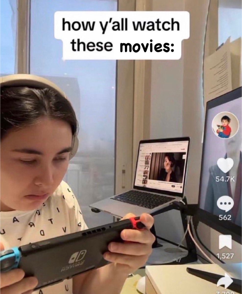 how y'all watch these movies