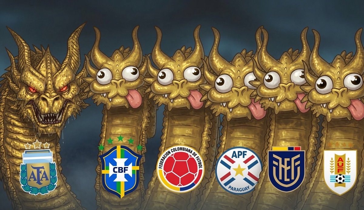 South American football federation dragon meme South American football federation dragon meme