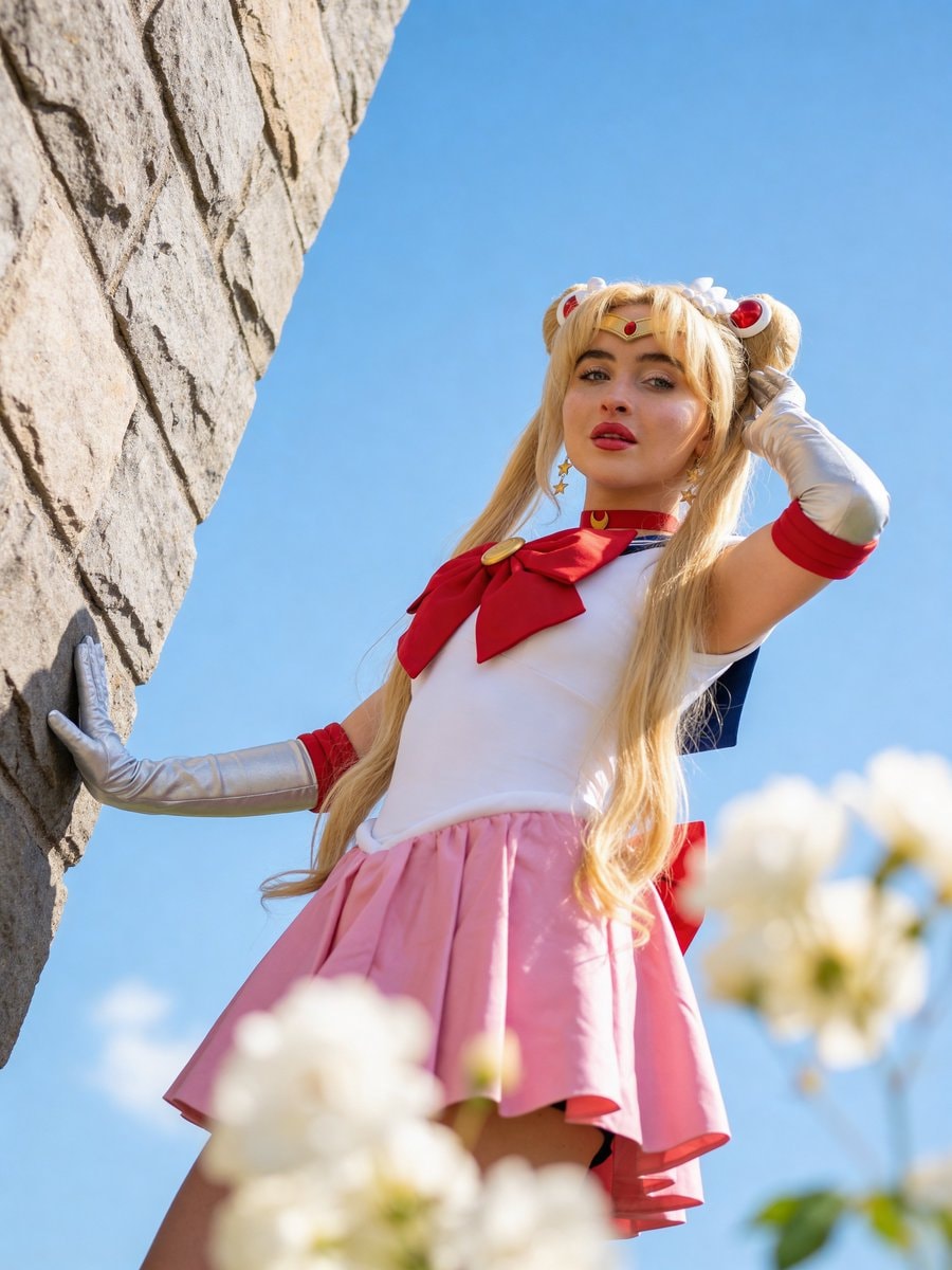 Sabrina Carpenter Sailor Moon AI 🔻🔻🔻 (photo 2 of 2)