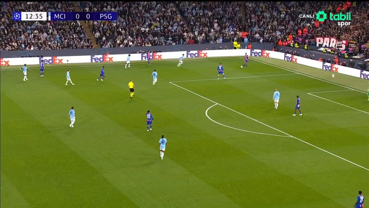 Manchester City vs PSG goal moment