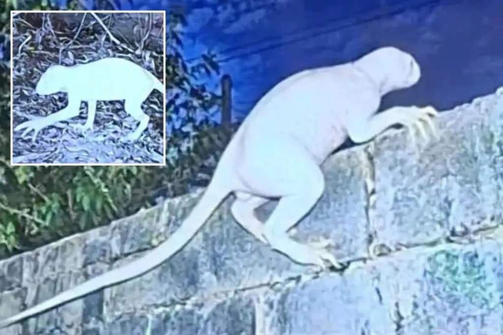 Pale hairless creature filmed near Ciudad Juárez