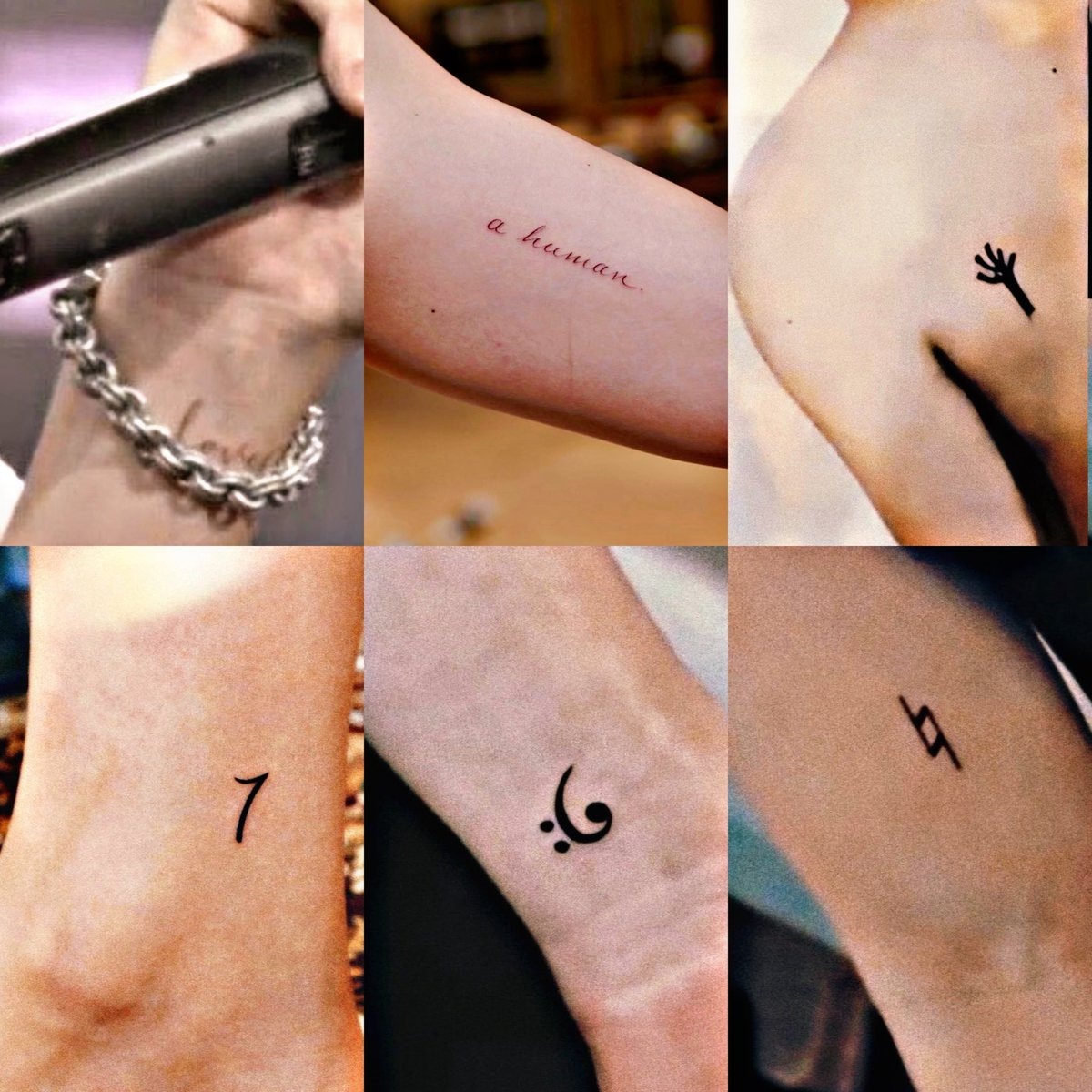 Namjoon six tattoos