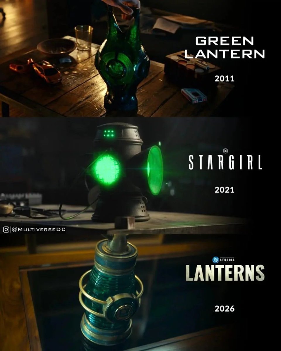 Green Lantern props collage