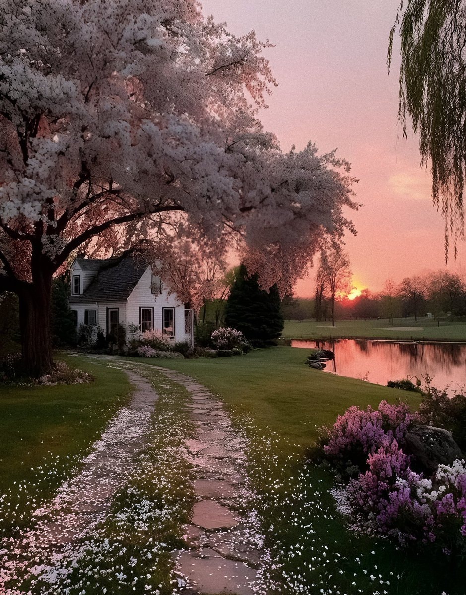 white house cherry blossoms (photo 1 of 2)