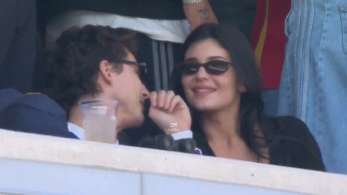 Timothée Chalamet Kylie Jenner World Cup final