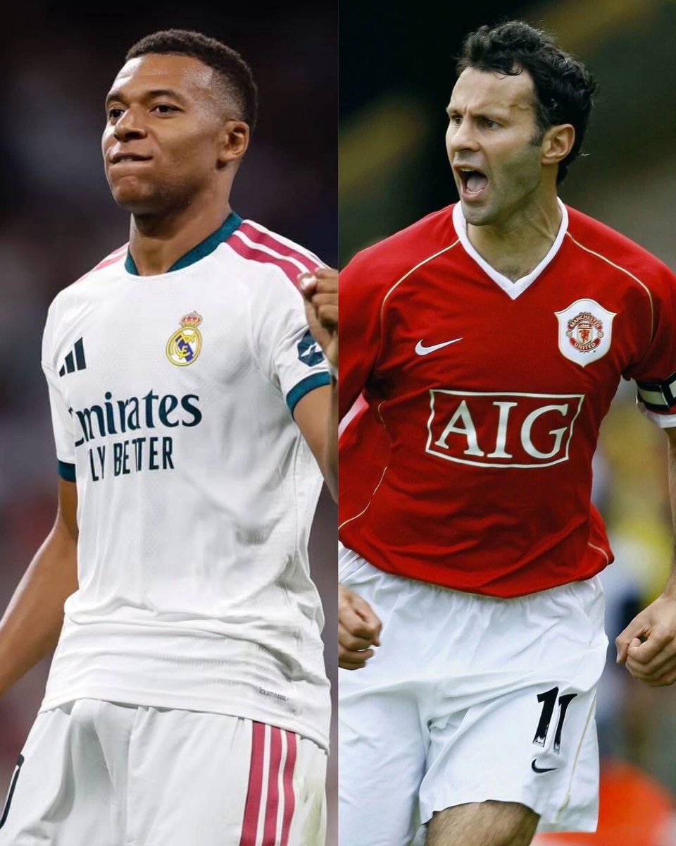 Kylian Mbappé and Ryan Giggs assist stats