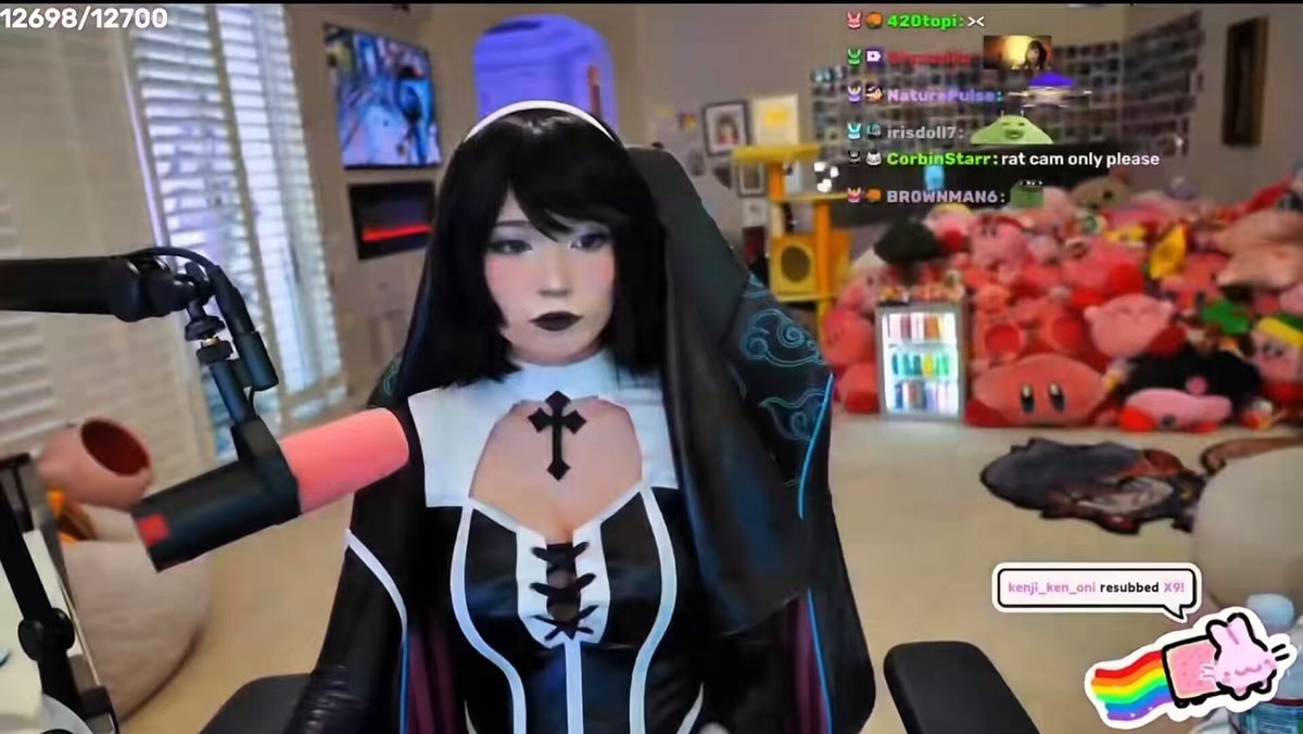 Emiru goth nun cosplay Emiru goth nun cosplay
