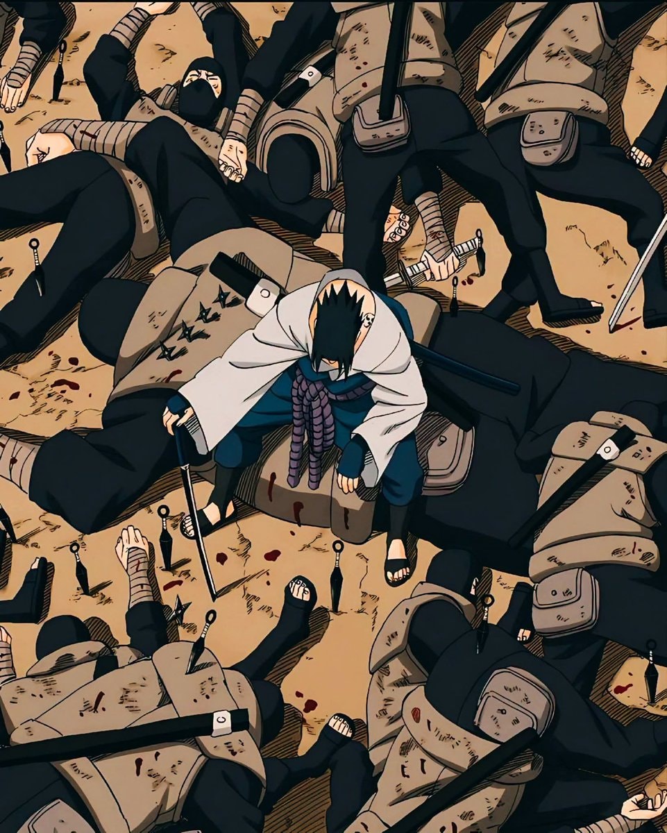 Sasuke aftermath battle scene Sasuke aftermath battle scene