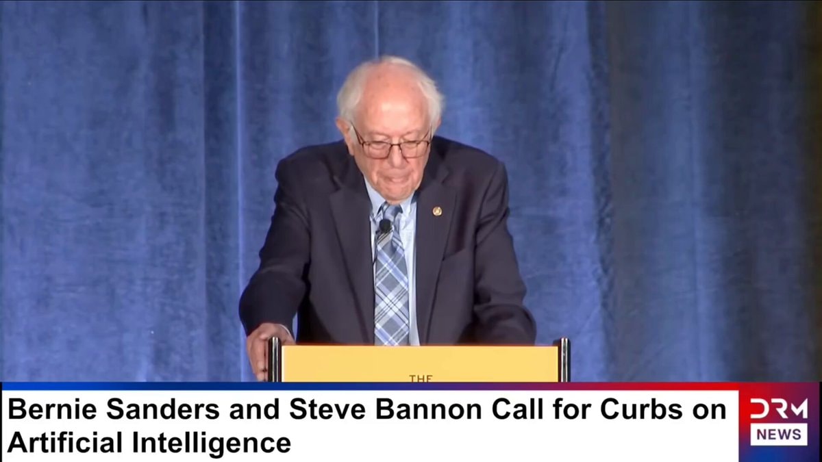 Bernie Sanders AI summit treaty push