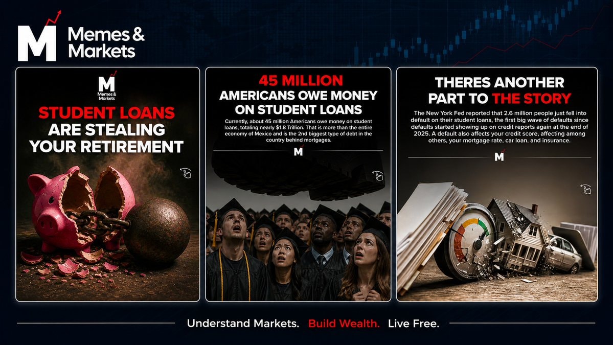 Student loans stealing retirement savings