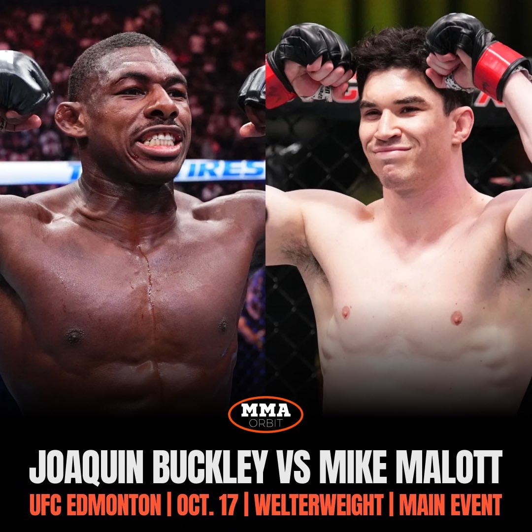 Joaquin Buckley vs Mike Malott UFC Edmonton
