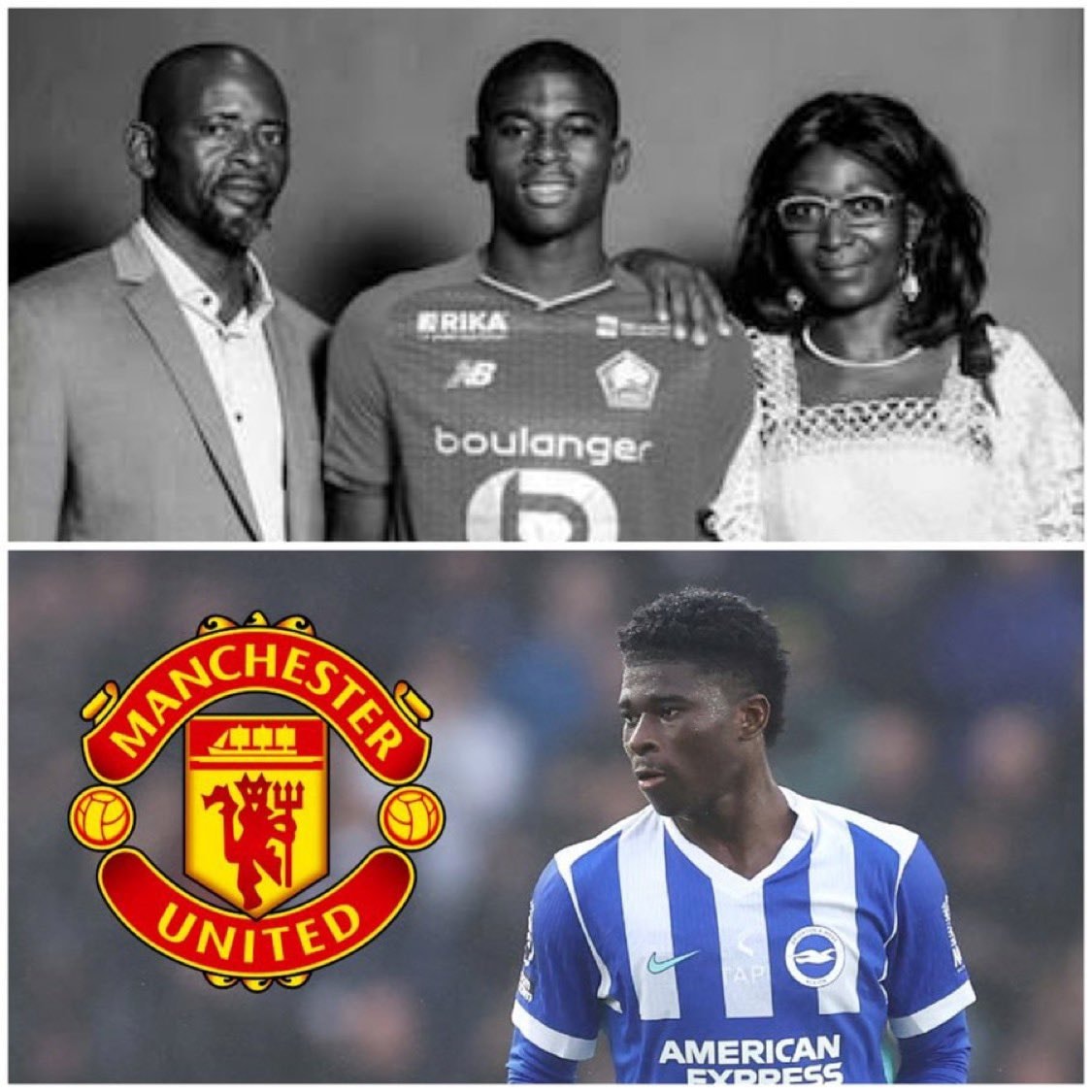 Carlos Baleba Manchester United move