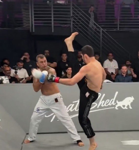 fighter high kick moment (photo 2 of 2)