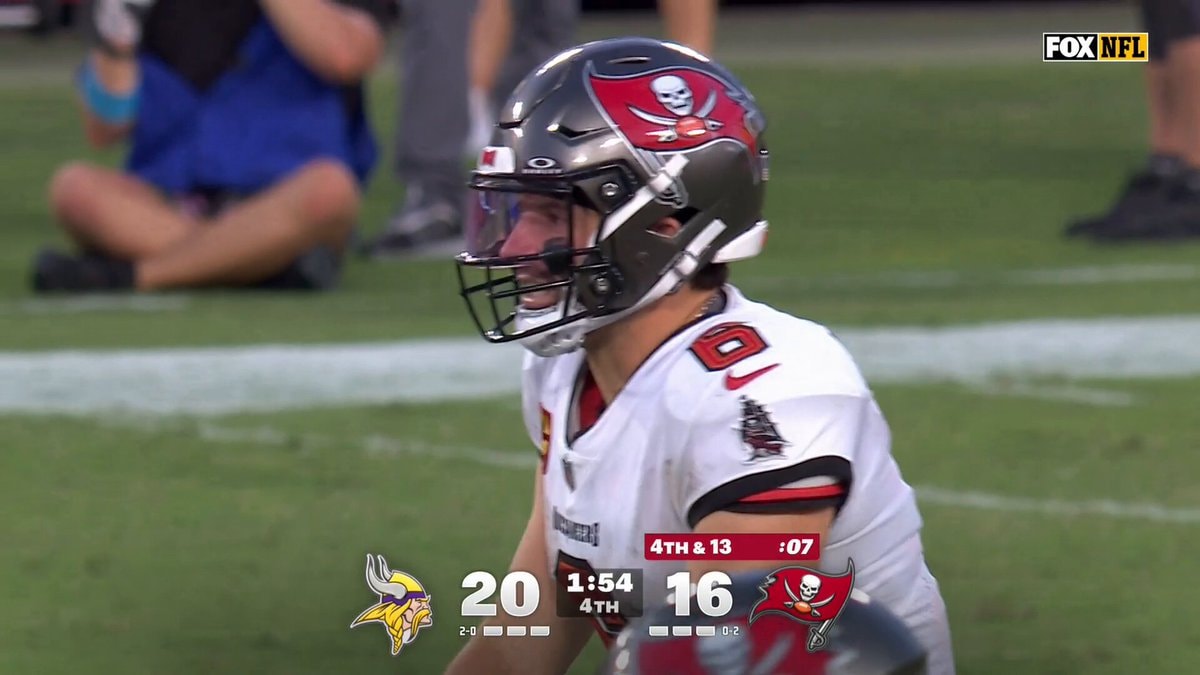 Baker Mayfield interception injury