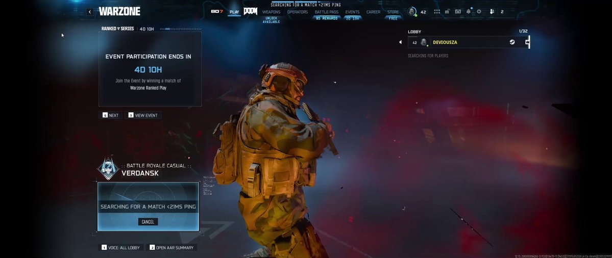 Warzone skill comparison