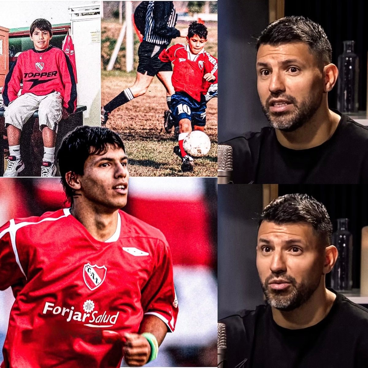 Sergio Agüero Lanús trial story