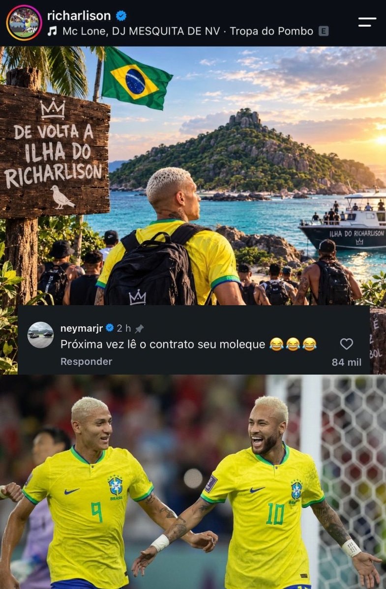 Richarlison Flavio Bolsonaro Island Contract Richarlison Flavio Bolsonaro Island Contract