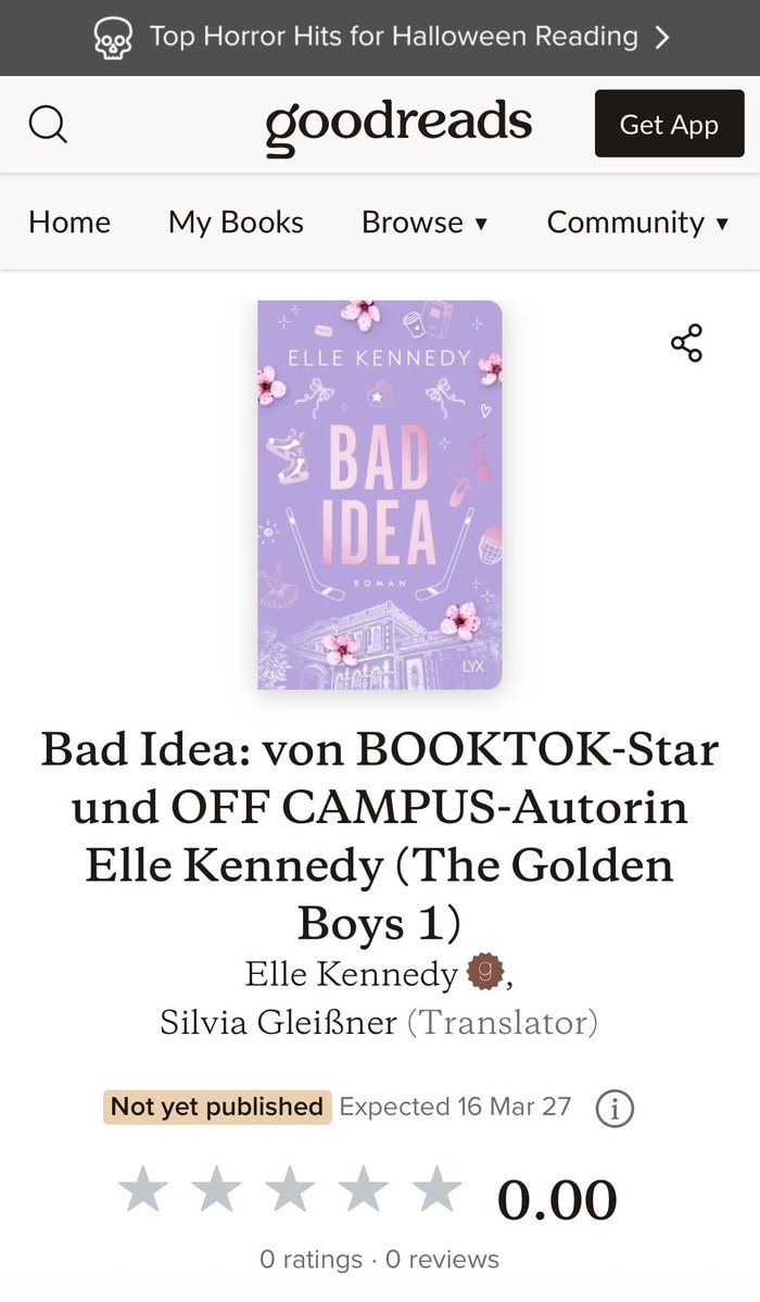 Bad Idea book cover