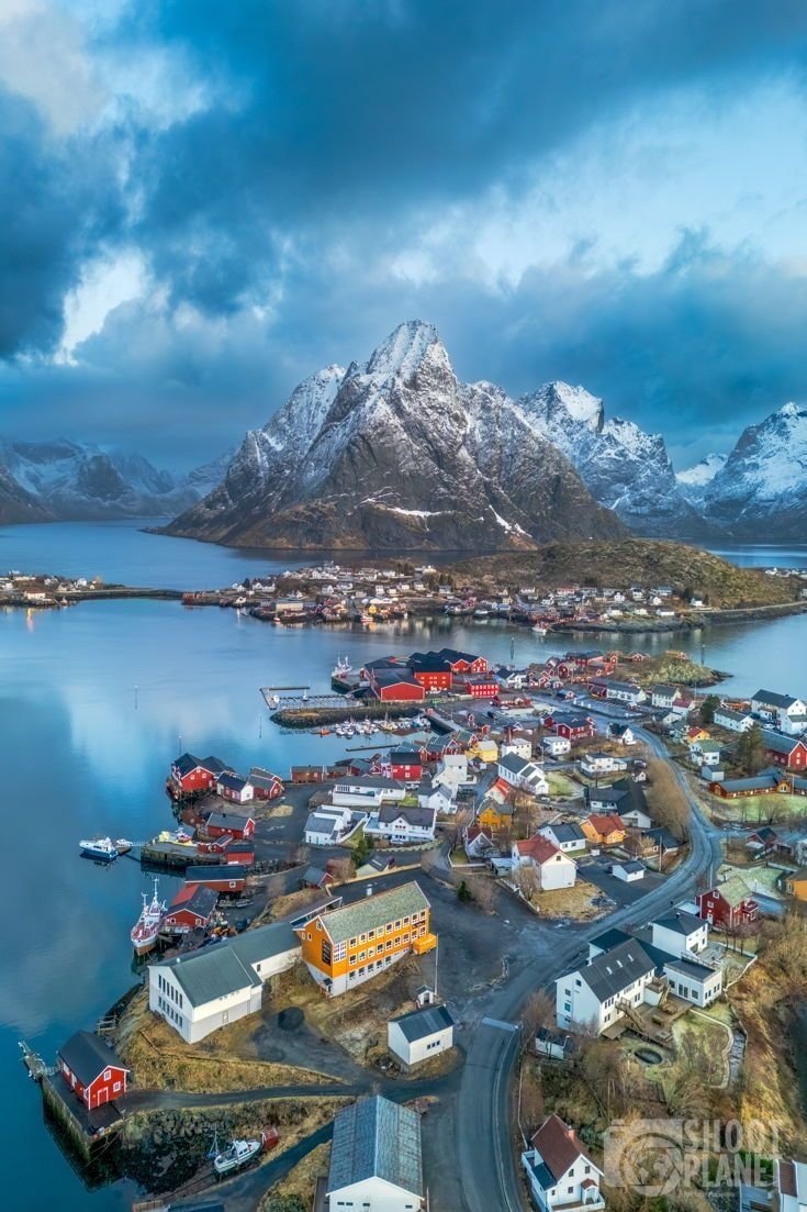 Lofoten Norway coastal village