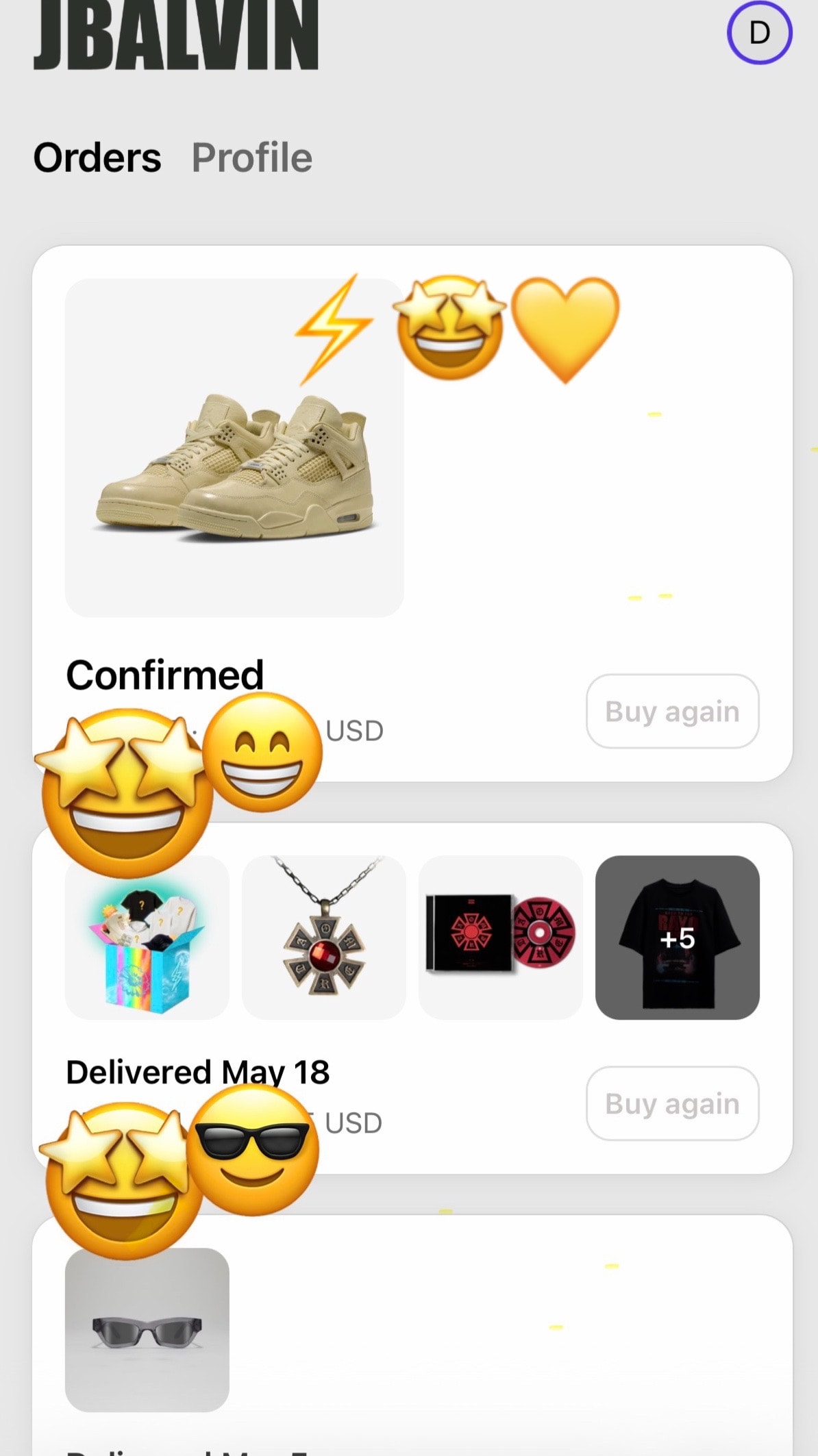 JBALVIN JORDAN 4 sneakers (photo 2 of 2)