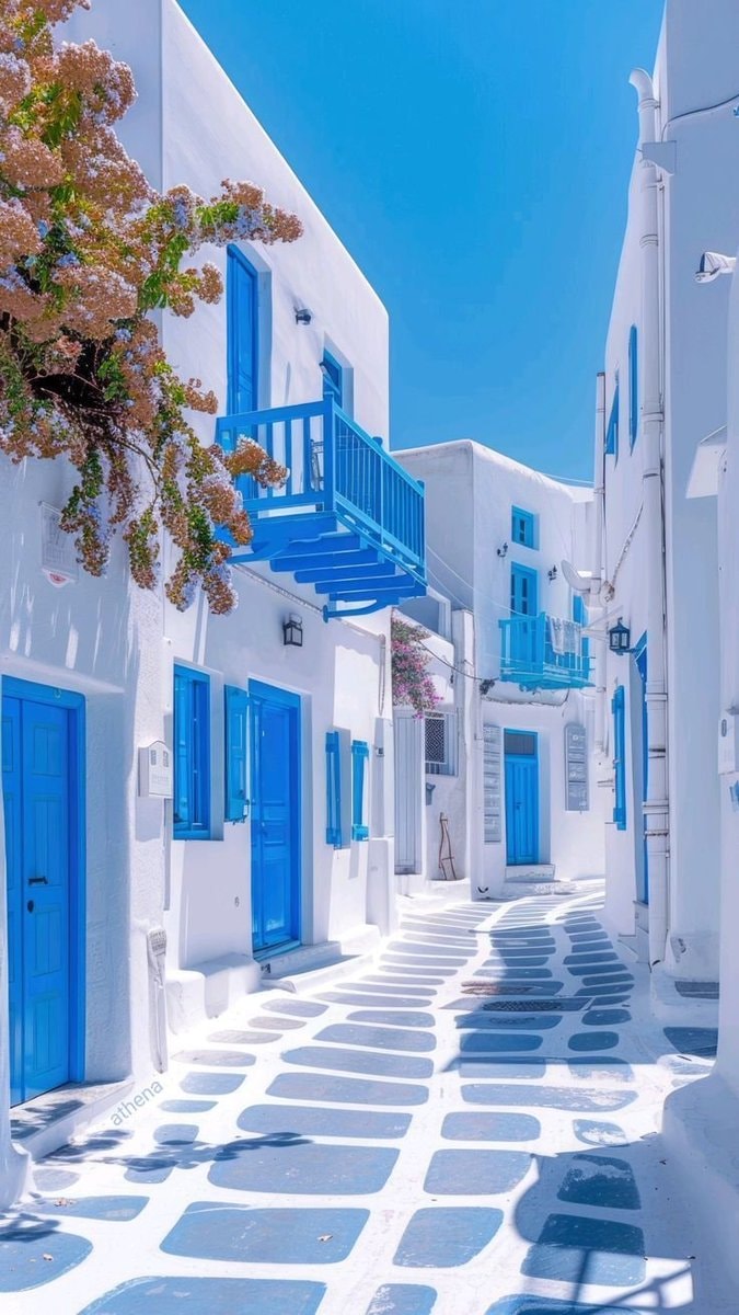 Mykonos Greece alleyway