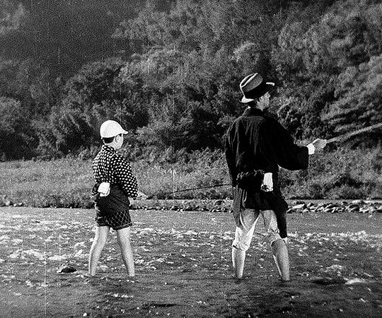 yasujirō ozu fishing scene