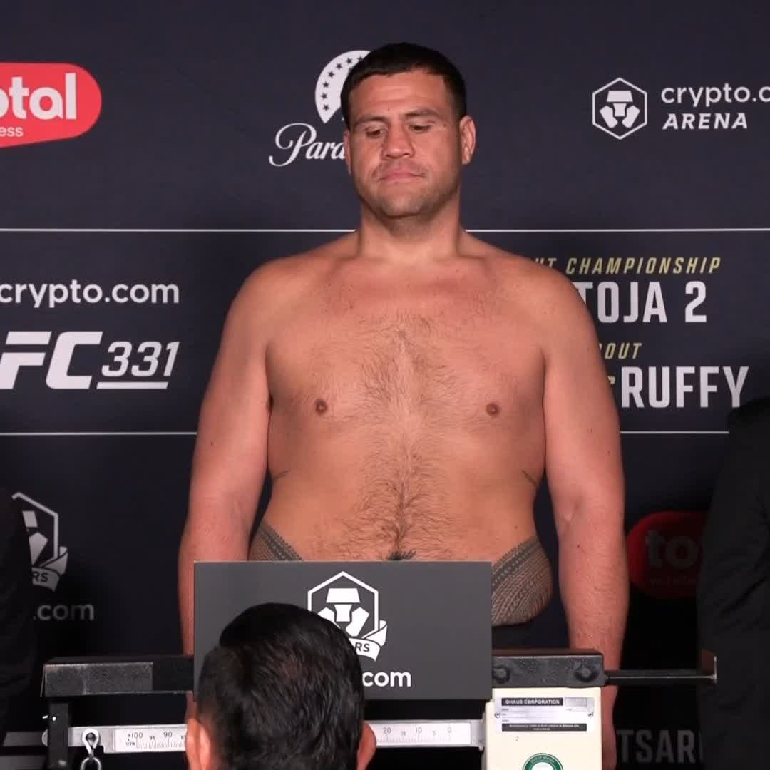 Tai Tuivasa UFC331 weigh-in
