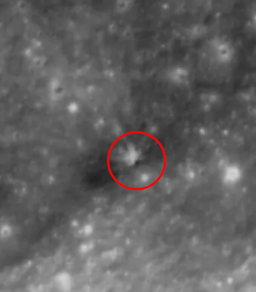SpaceX moon impact crater (photo 2 of 2)