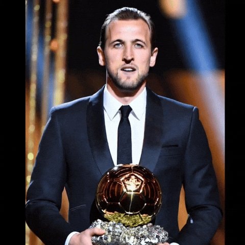 Golden ball trophy reaction