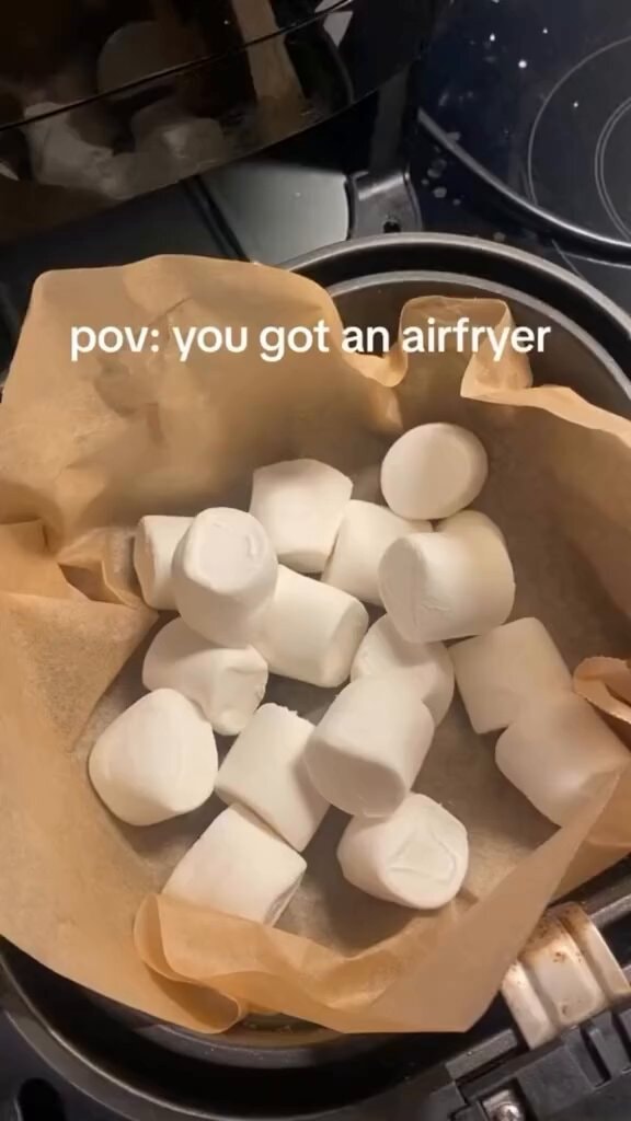 Air fryer marshmallow experiment