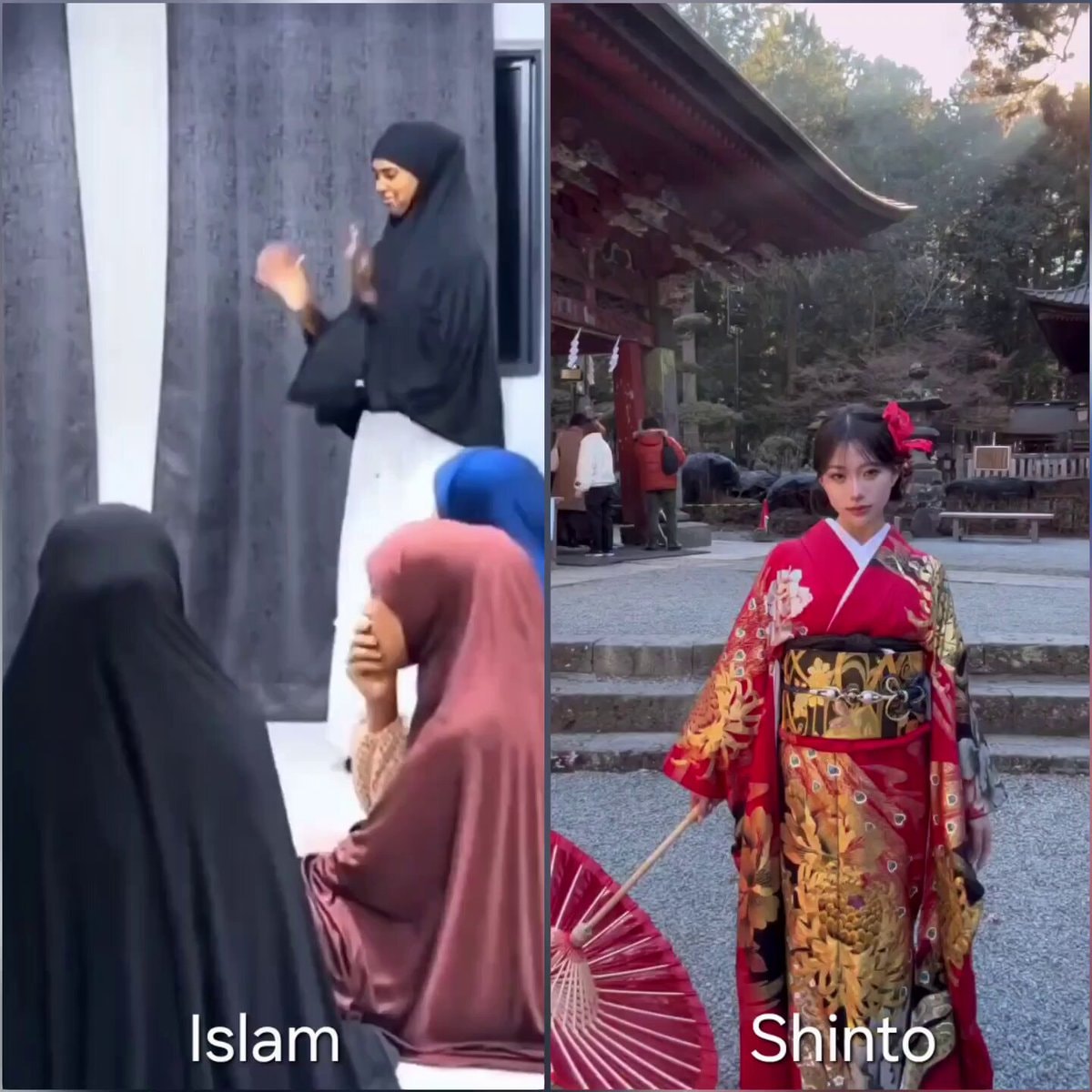 Shinto vs Islam cultural split