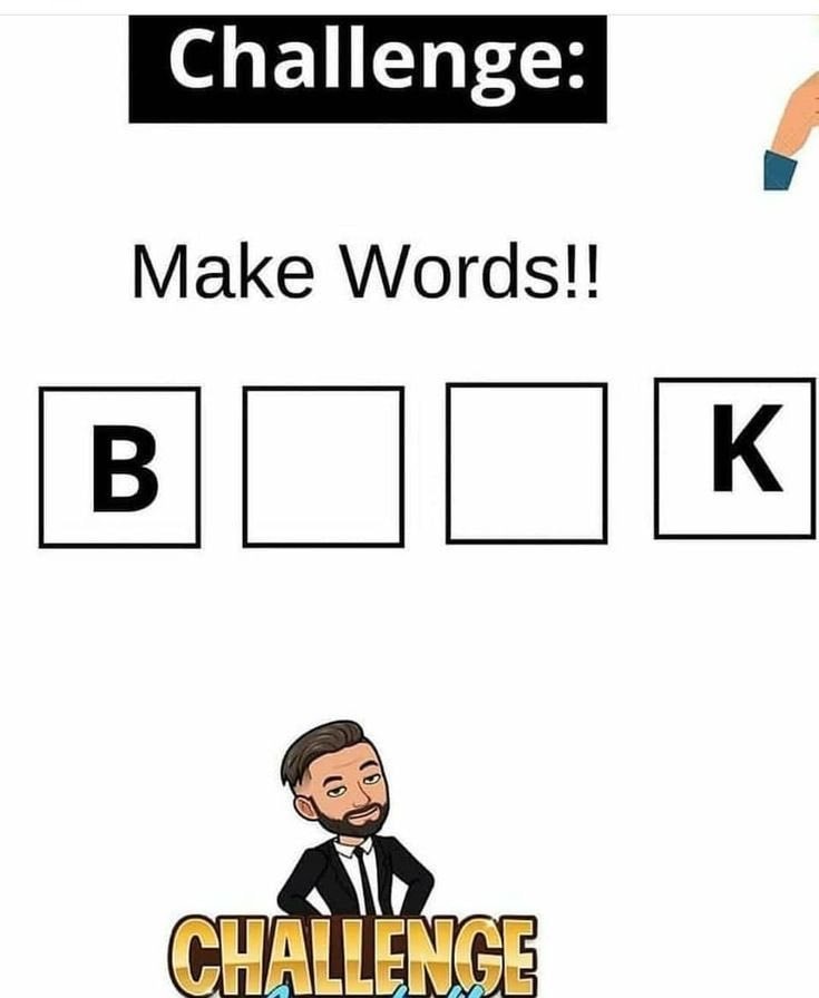 Easy word puzzle challenge