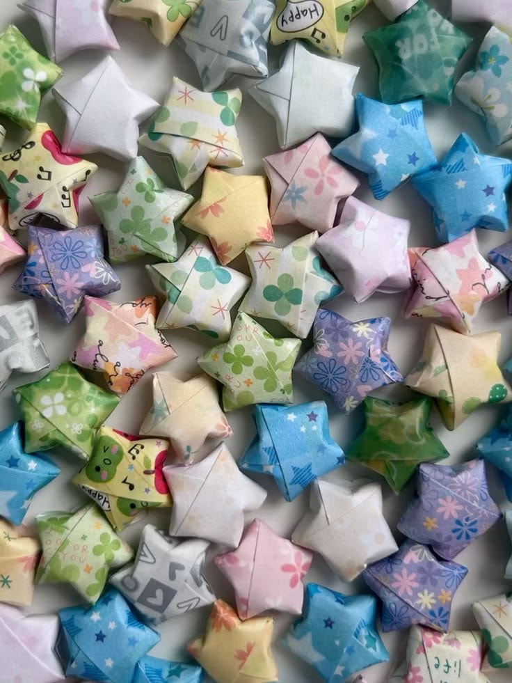 colorful paper stars (photo 3 of 4)