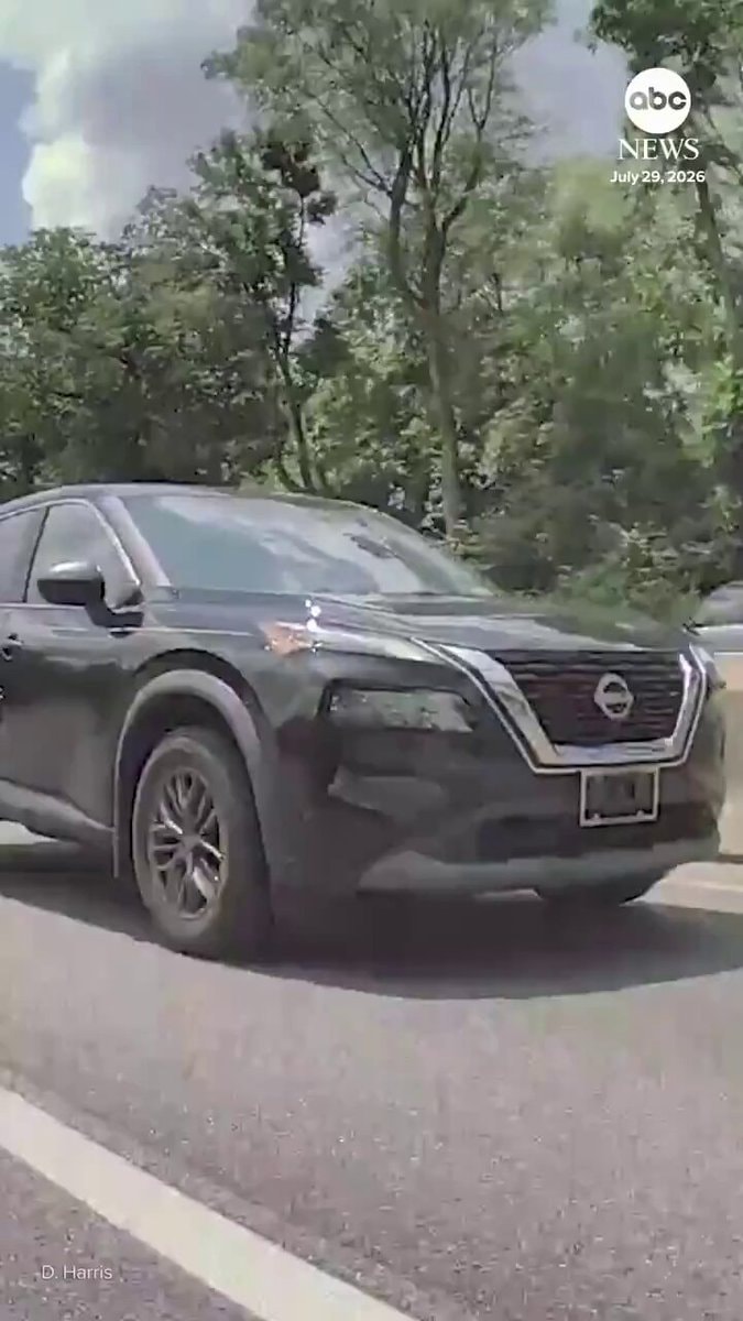 Tire crashes into SUV in Philadelphia