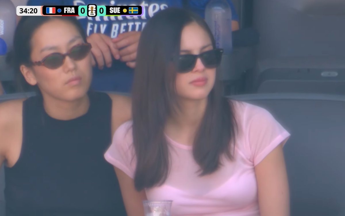 Olivia Rodrigo at France vs Sweden New York