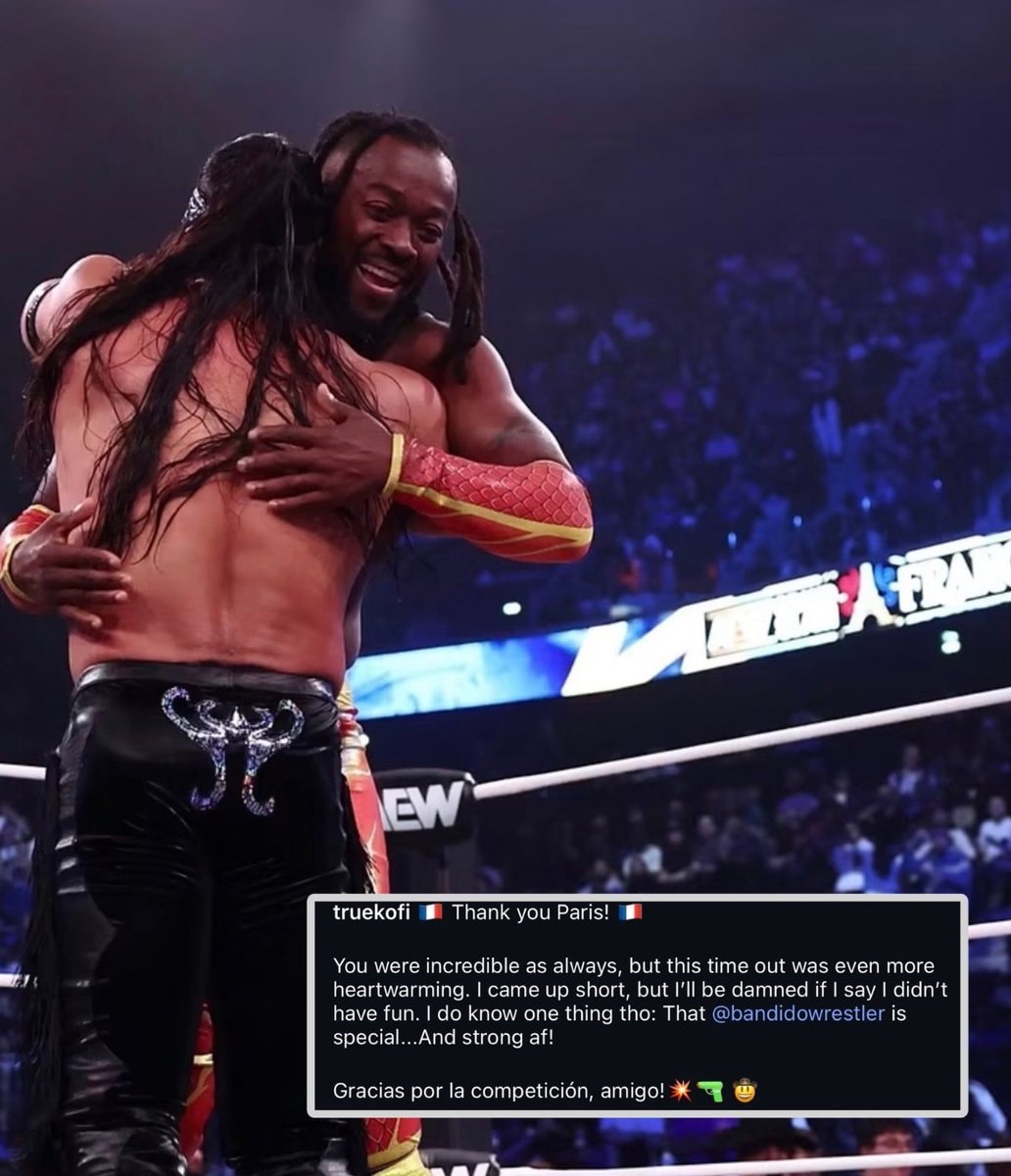 Kofi thanks Paris and Bandido