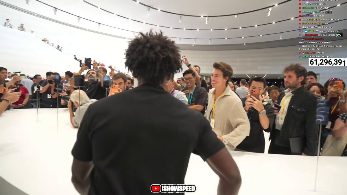 IShowSpeed reacts to iPhone Duo