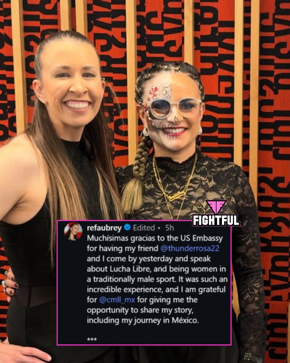 Aubrey Edwards US Embassy Lucha Libre talk