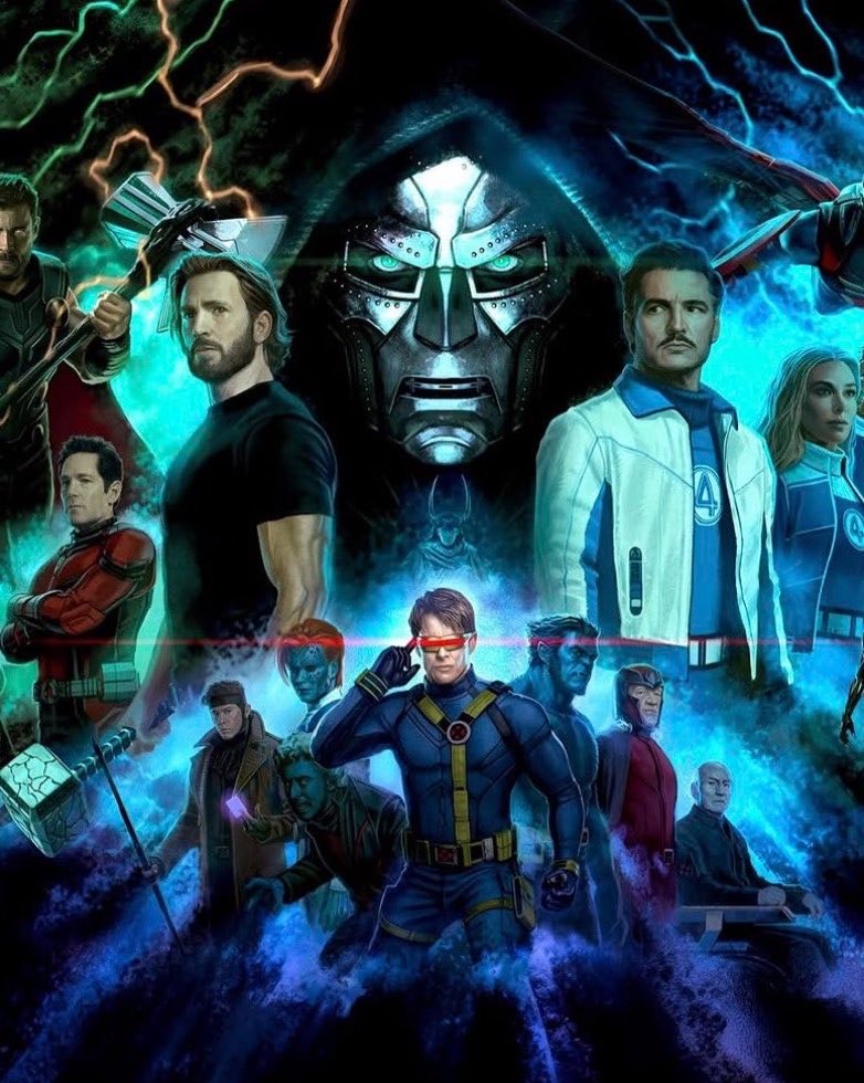 X-Men Avengers Doomsday cast art